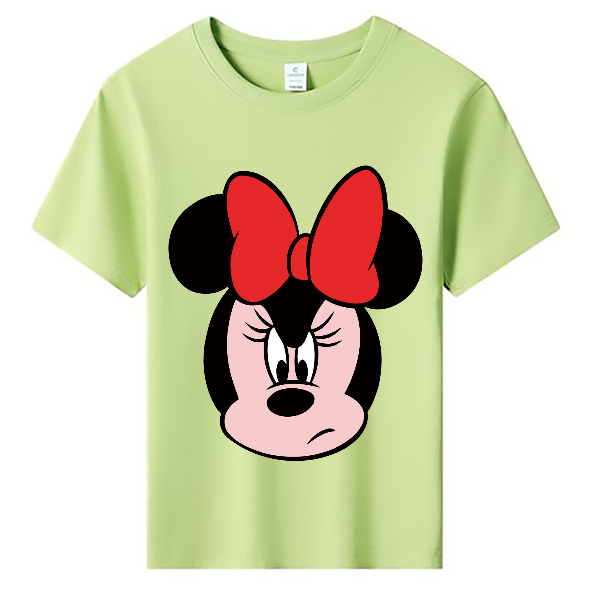 ミッキーマウス Mickey Mouse 綿100％キッズTシャツ（フロントプリント）